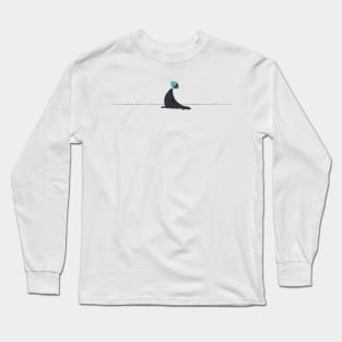 Debris (Gris) Long Sleeve T-Shirt